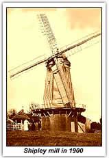 Shipley windmill in about 1900