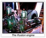 The engine whioch will run the mill when there is no wind